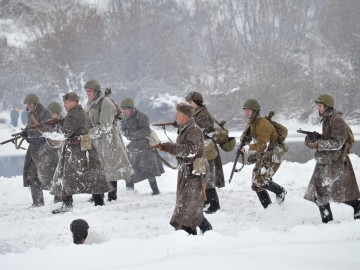 Реконструкция боёв за Елец