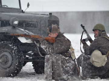 Реконструкция боёв за Елец