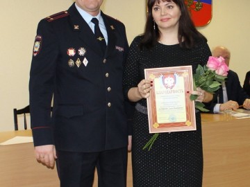 Подведение итогов за 2018 год в ОМВД России по городу Ельцу