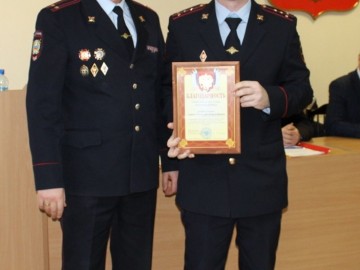 Подведение итогов за 2018 год в ОМВД России по городу Ельцу