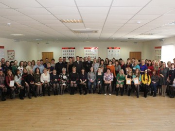 Поздравление с Международным женским днём в ОМВД России по г. Ельцу