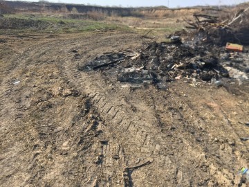 В Елецком районе обнаружена большая несанкционированная свалка мусора!