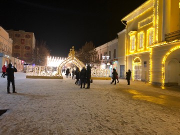 Елец украсили к Новому году!