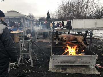 Новогодняя шоу-программа в парке Железнодорожников