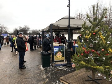 Новогодняя шоу-программа в парке Железнодорожников