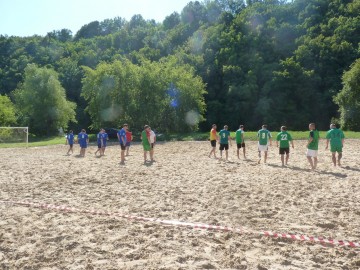Турнир по пляжному футболу и пляжному волейболу в Елецком районе