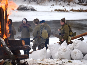 Реконструкция боев за Елец в декабре 1941