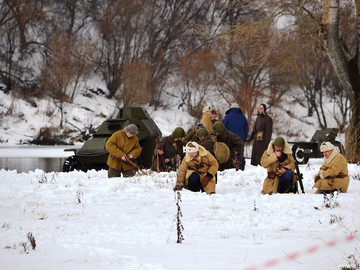 Реконструкция боев за Елец в декабре 1941
