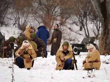 Реконструкция боев за Елец в декабре 1941