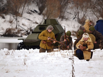 Реконструкция боев за Елец в декабре 1941