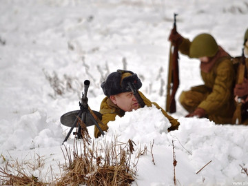 Реконструкция боев за Елец в декабре 1941