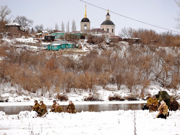 Реконструкция боев за Елец в декабре 1941