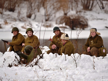 Реконструкция боев за Елец в декабре 1941