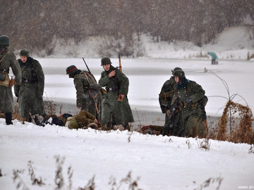 Реконструкция боев за Елец в декабре 1941
