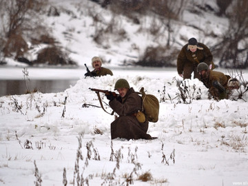 Реконструкция боев за Елец в декабре 1941