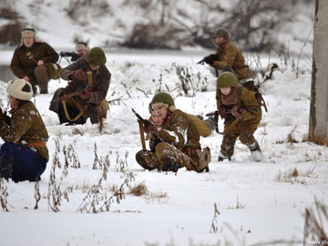 Реконструкция боев за Елец в декабре 1941