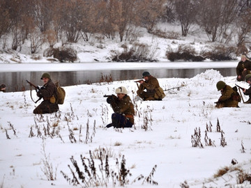 Реконструкция боев за Елец в декабре 1941