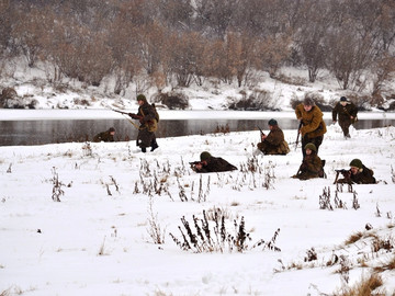Реконструкция боев за Елец в декабре 1941
