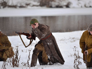 Реконструкция боев за Елец в декабре 1941