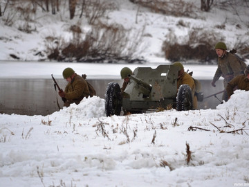 Реконструкция боев за Елец в декабре 1941