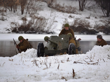 Реконструкция боев за Елец в декабре 1941