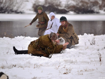 Реконструкция боев за Елец в декабре 1941