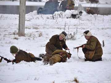 Реконструкция боев за Елец в декабре 1941