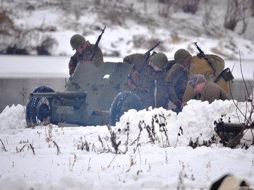 Реконструкция боев за Елец в декабре 1941