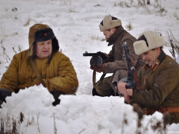 Реконструкция боев за Елец в декабре 1941