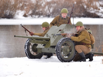 Реконструкция боев за Елец в декабре 1941