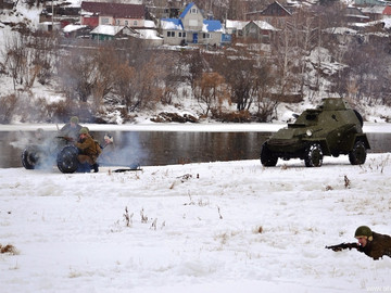 Реконструкция боев за Елец в декабре 1941