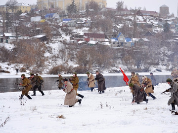 Реконструкция боев за Елец в декабре 1941