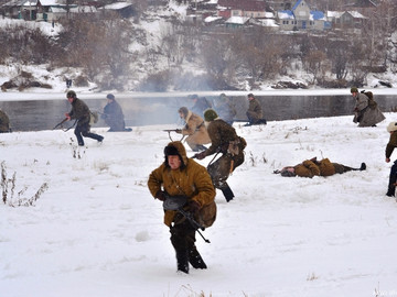 Реконструкция боев за Елец в декабре 1941