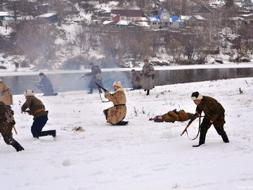 Реконструкция боев за Елец в декабре 1941