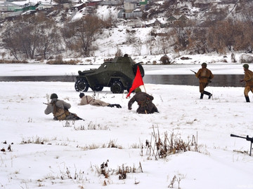 Реконструкция боев за Елец в декабре 1941