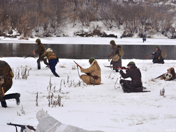Реконструкция боев за Елец в декабре 1941