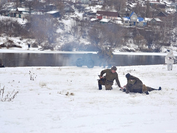 Реконструкция боев за Елец в декабре 1941