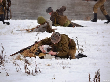 Реконструкция боев за Елец в декабре 1941