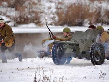 Реконструкция боев за Елец в декабре 1941