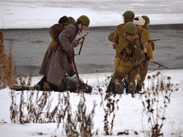 Реконструкция боев за Елец в декабре 1941