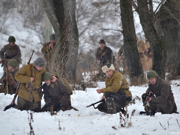 Реконструкция боев за Елец в декабре 1941