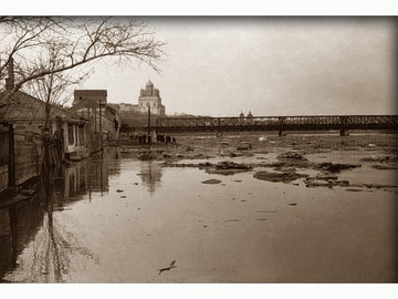 Елец. 1970-е. Половодье