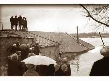 Елец. 1970-е. Половодье