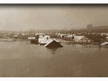 Елец. 1970-е. Половодье