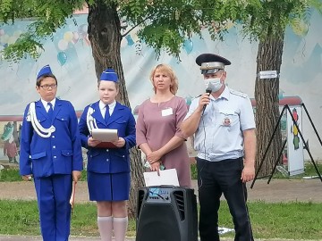 Занятие по предупреждению ДТП с участием несовершеннолетних в лагере МАОУ ДО «Детско-юношеский центр им. Б.Г. Лесюка»