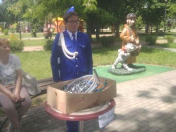 Занятие по предупреждению ДТП с участием несовершеннолетних в лагере МАОУ ДО «Детско-юношеский центр им. Б.Г. Лесюка»