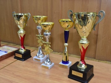 Поздравление победителей Областной Спартакиады