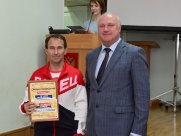 Поздравление победителей Областной Спартакиады