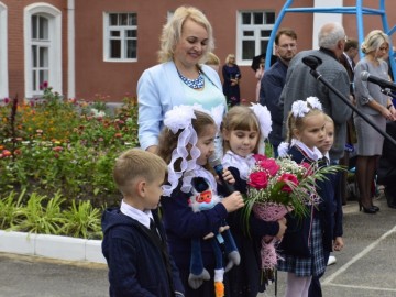 Торжественная линейка в школе №1