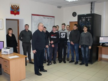 Акция «Студенческий десант» в ОМВД России по городу Ельцу